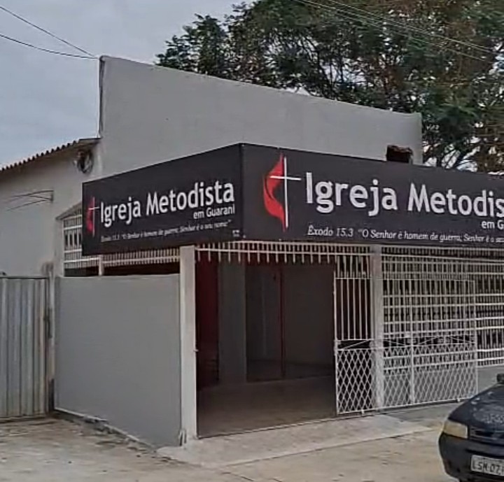 Fachada de Igreja Metodista em Guarani.