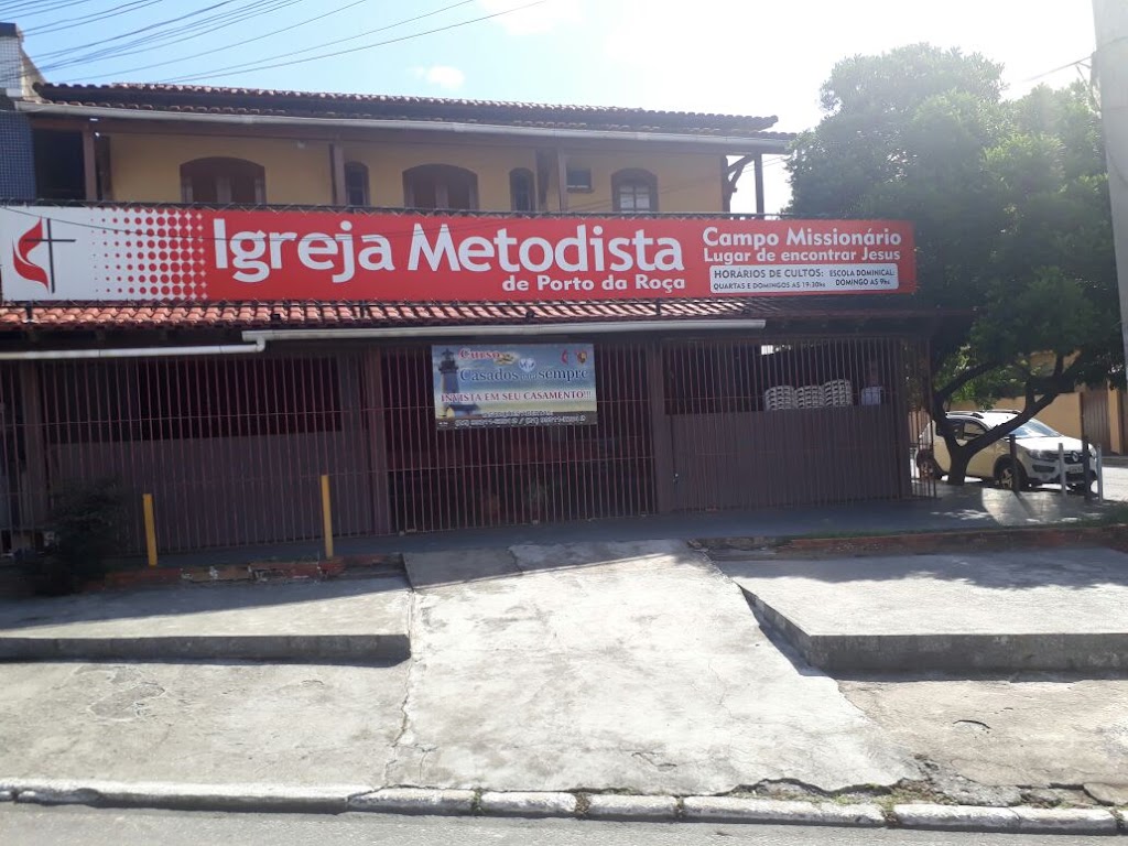 Fachada de Igreja Metodista em Porto da Roça.