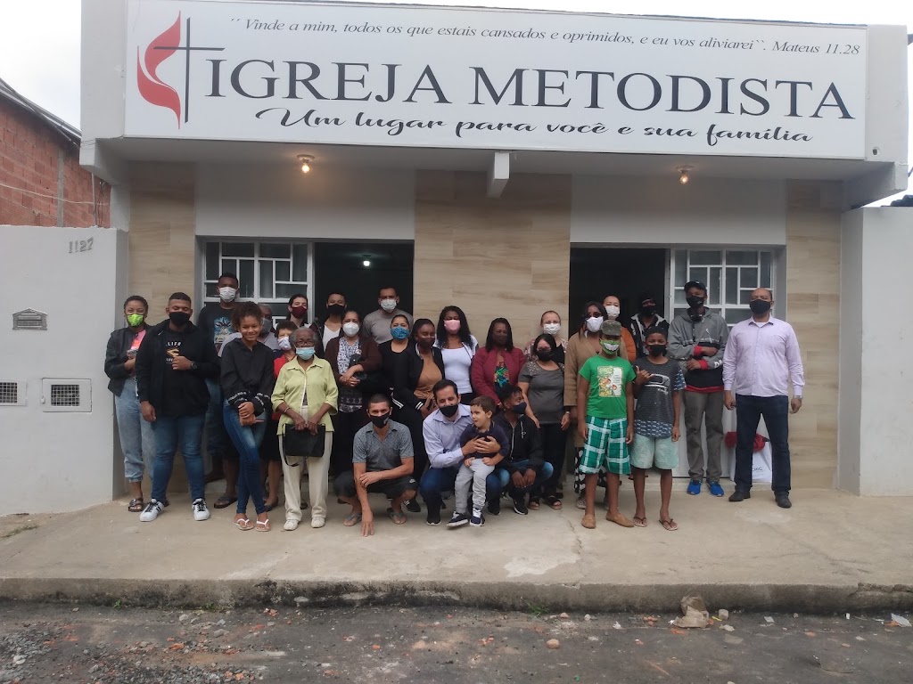 Fachada de Igreja Metodista no bairro Santa Rita