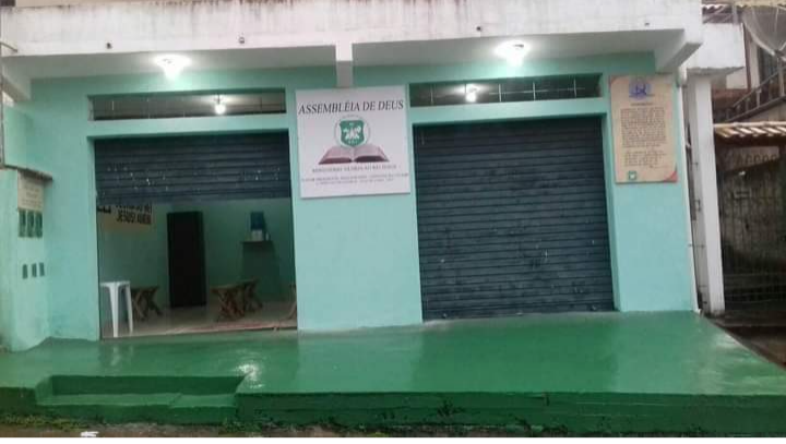 Fachada de Sub sede Igreja evangélica assembléia de Deus Ministério Glória ao Rei Jesus
