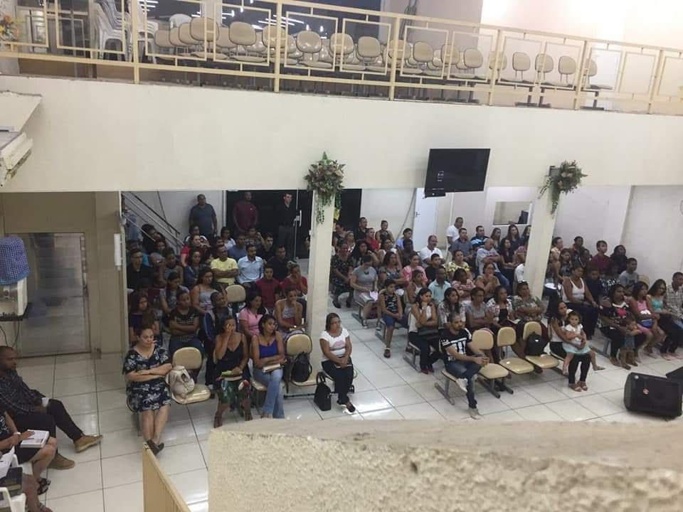 Fachada de Igreja Ministério Missão Evangélica do Brasil. MEB Paracsmbi.