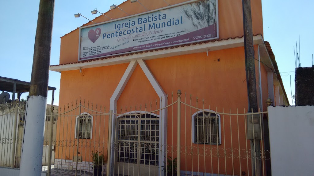 Fachada de Igreja Batista Pentecostal Mundial