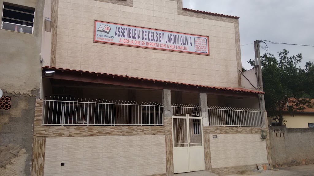 Fachada de Assembleia de Deus em Jardim Olivia