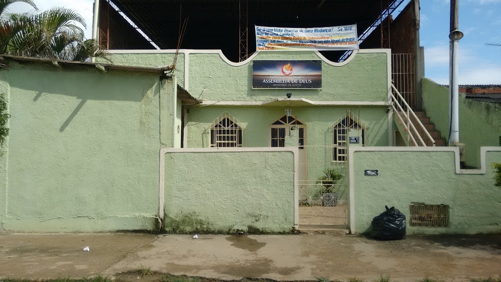 Fachada de Igreja Evangélica Assembléia de Deus Ministério de Austin - Parque da Biquinha