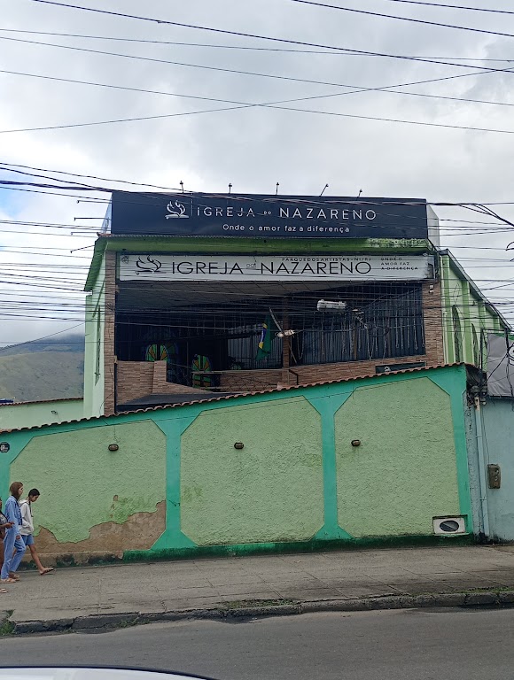 Fachada de Igreja do Nazareno em Parque dos Artistas