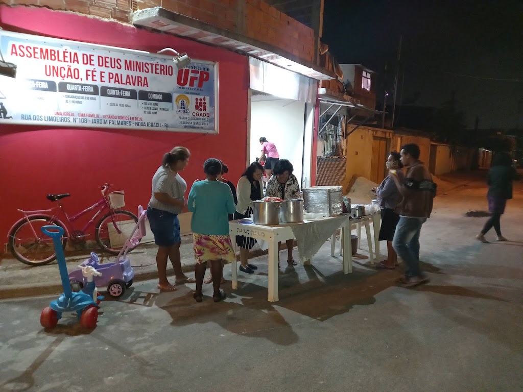 Fachada de Assembléia de Deus Ministério unção Fé e palavra