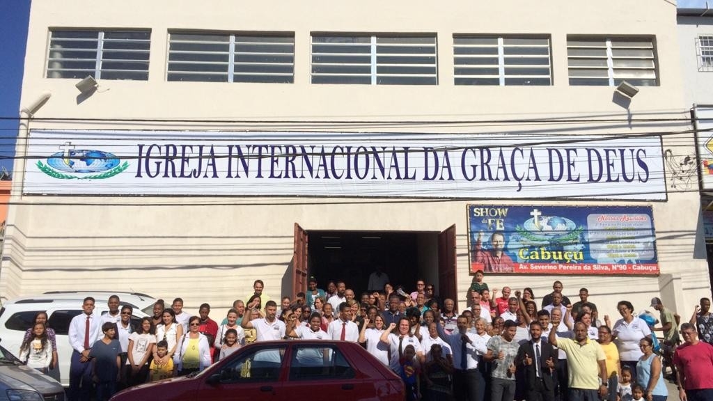 Fachada de Igreja Internacional da Graça de Deus