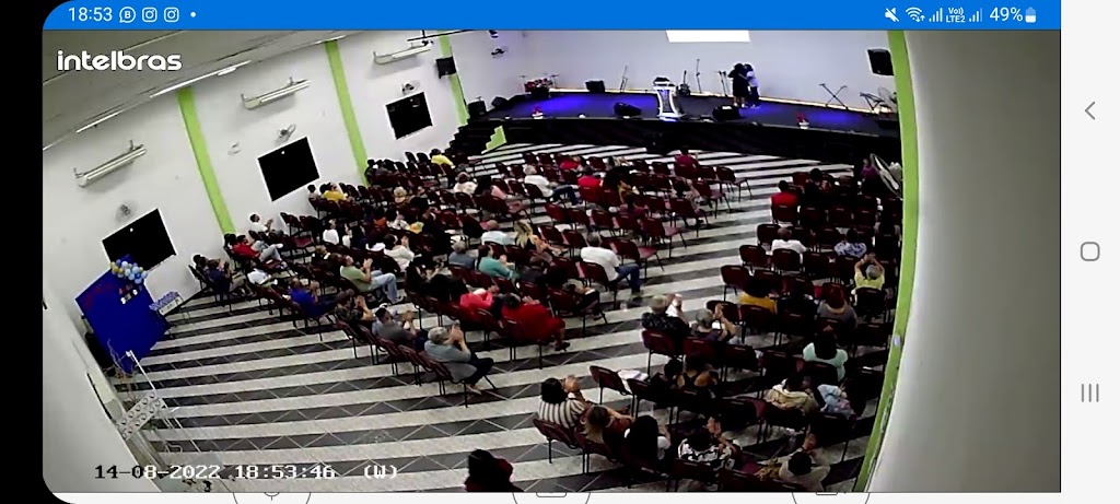 Fachada de Igreja Batista em Renovação Espiritual Nova Jerusalém