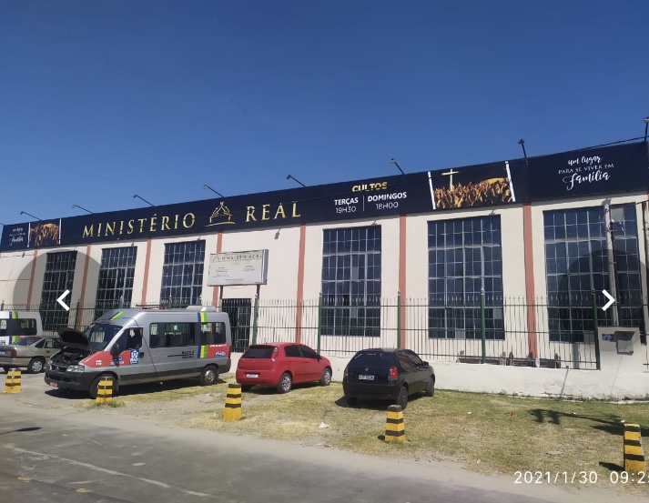 Fachada de Ministério R.E.A.L. Jardim Bangu