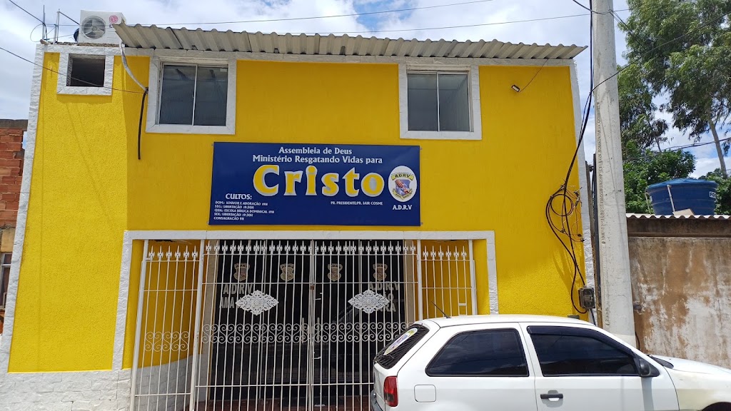 Fachada de Assembléia de Deus Ministério Resgatando Vidas Para Cristo