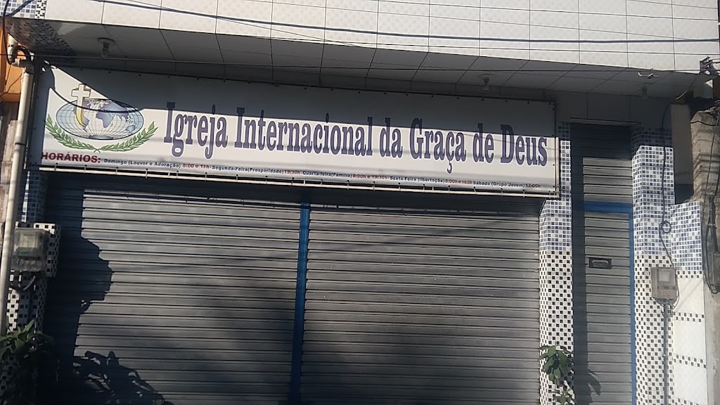 Fachada de Igreja Internacional da Graça de Deus