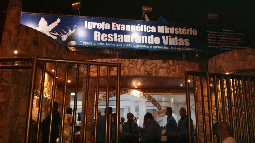 Fachada de Igreja Evangélica Ministério Restaurando Vidas