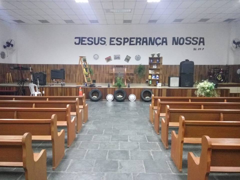 Fachada de Igreja Batista Nova Filadélfia em Colégio