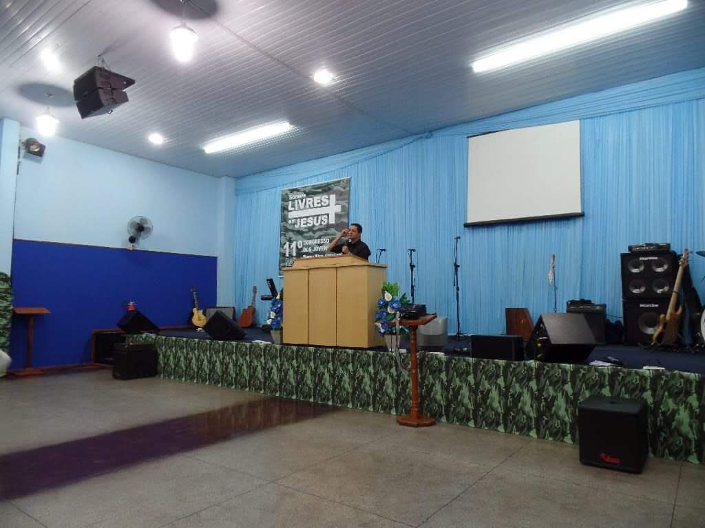 Fachada de Igreja Evangélica Lion Ministério Resgatando Vidas