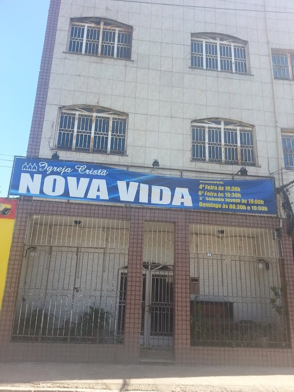 Fachada de Igreja de Nova Vida de Areia Branca