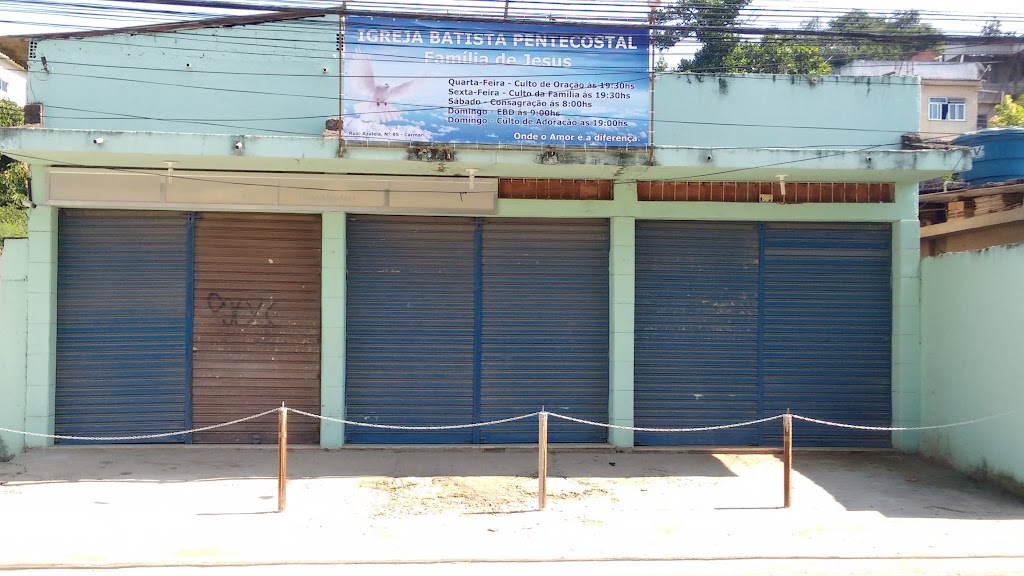 Fachada de Igreja Batista Pentecostal Família de Jesus