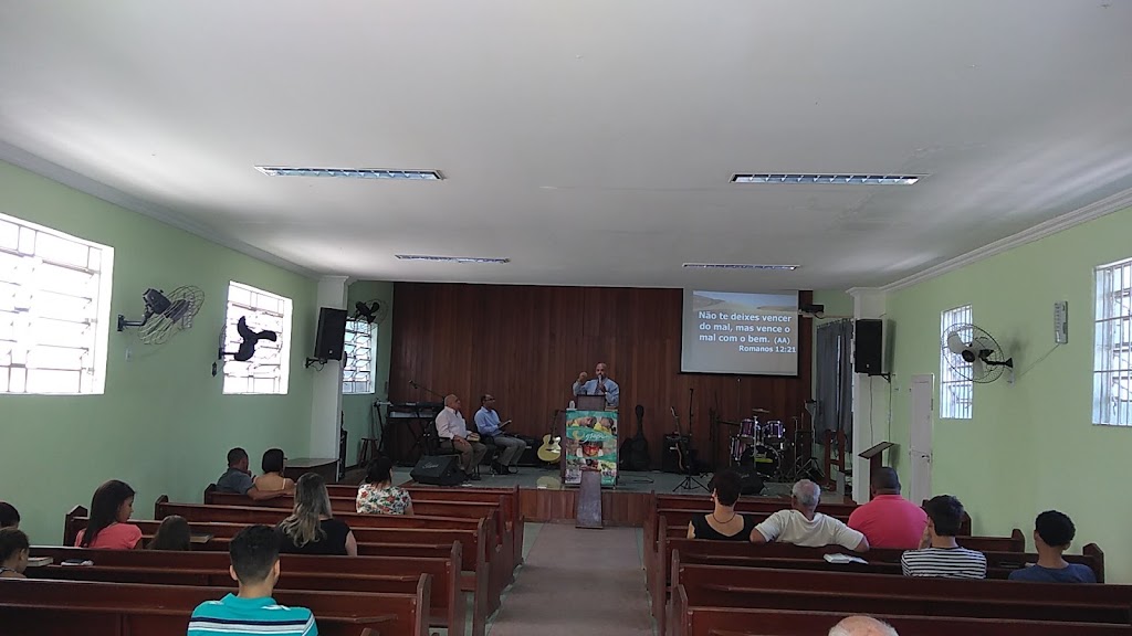 Fachada de Primeira Igreja Batista no Bairro Santa Clara