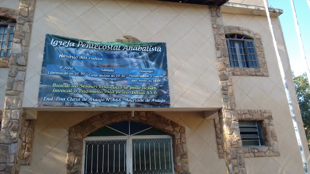 Fachada de Igreja Pentecostal Anabatista