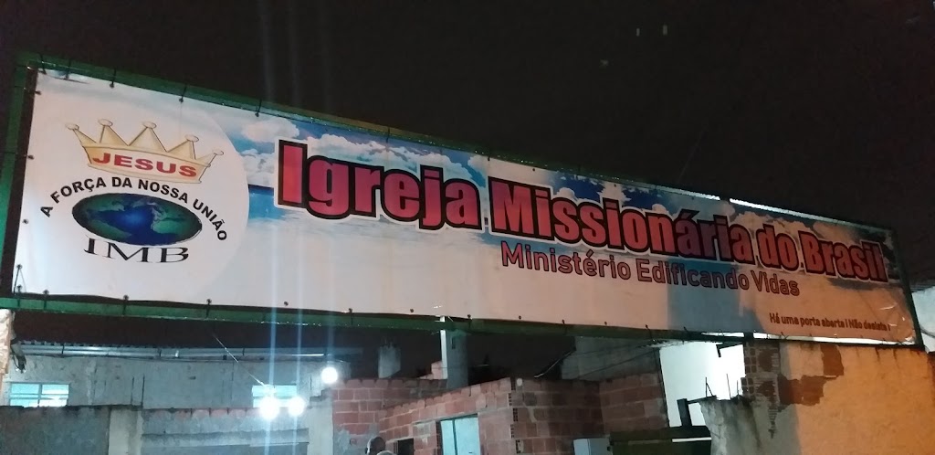 Fachada de Igreja Missionária do Brasil Ministério Edificando Vidas