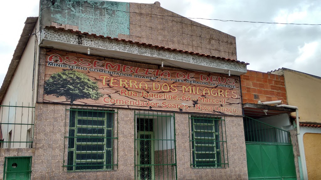 Fachada de Assembléia De Deus Terra Dos Milagres Filial à Comendador Soares.