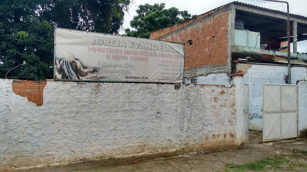 Fachada de Igreja Evangélica Ministério Apostólico Novo Céu e Nova Terra