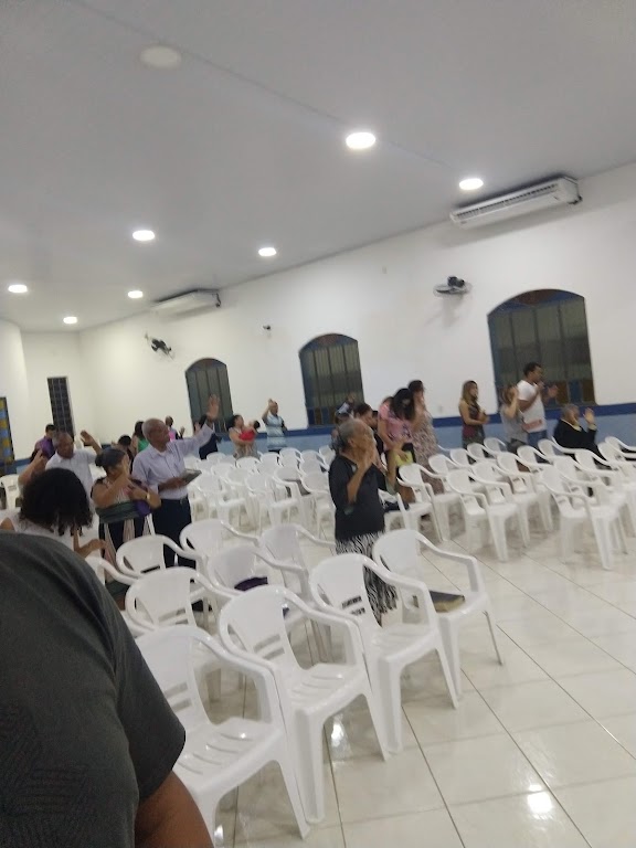 Fachada de Igreja Evangelica Assembleia de Deus Central de Ponte Chic- Nova Iguaçú