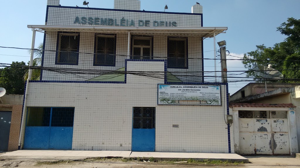 Fachada de Assembléia de Deus em Jardim Corumbá
