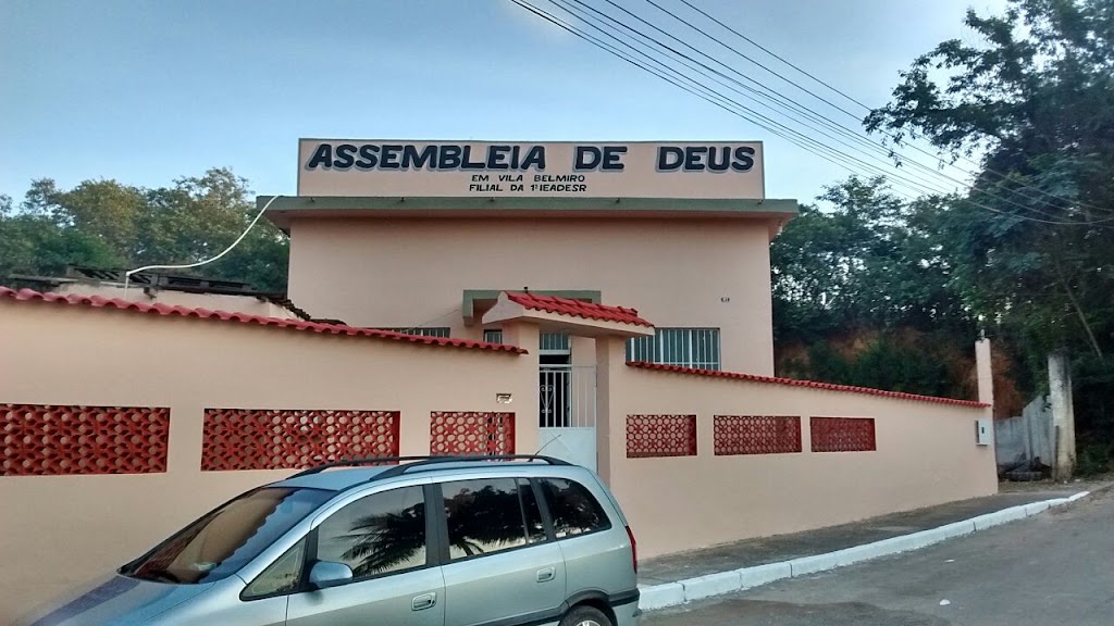 Fachada de Igreja evangélica Assembléia de Deus em Vila Belmiro