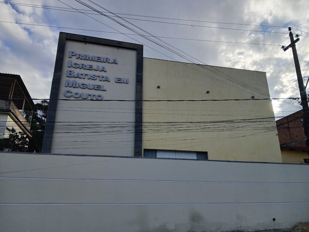 Fachada de PIBMC - Primeira Igreja Batista em Miguel Couto