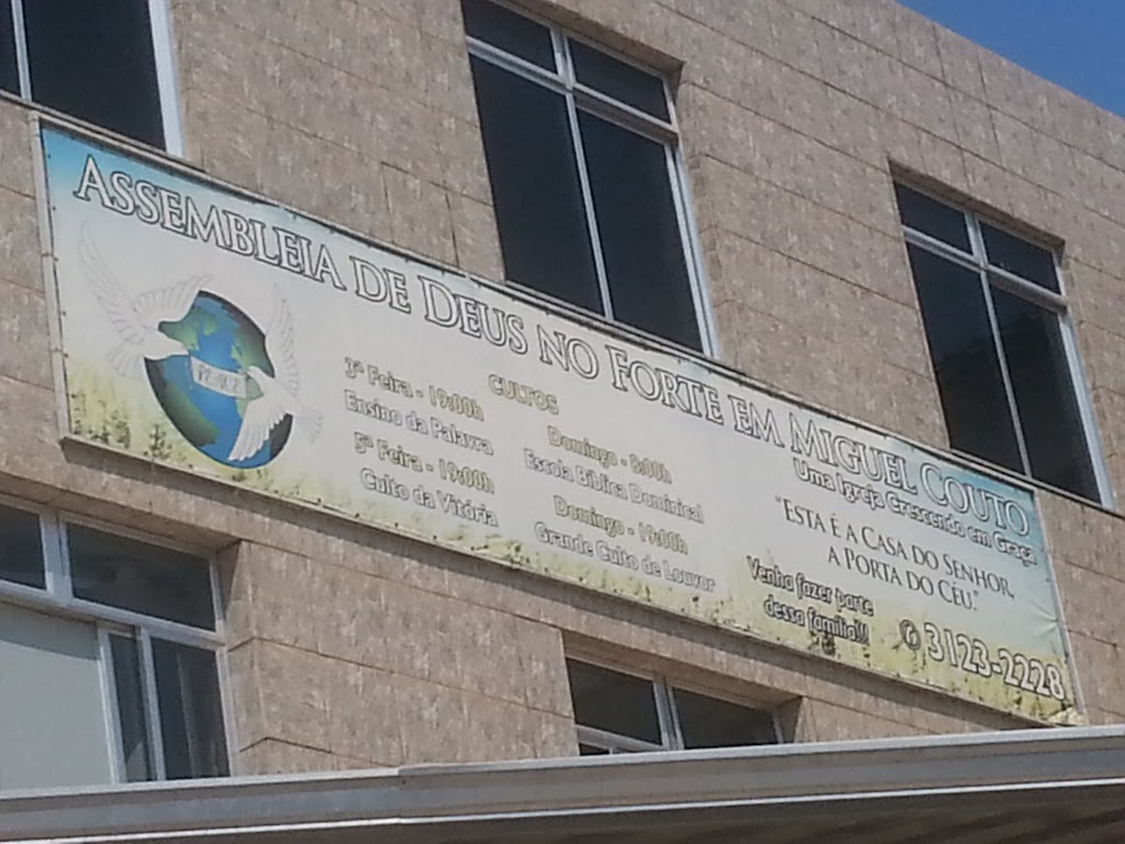 Fachada de Assembléia de Deus no Forte em Miguel Couto