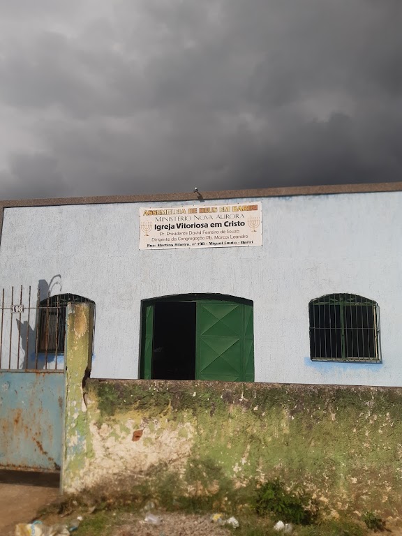 Fachada de Assembléia de Deus em Bariri