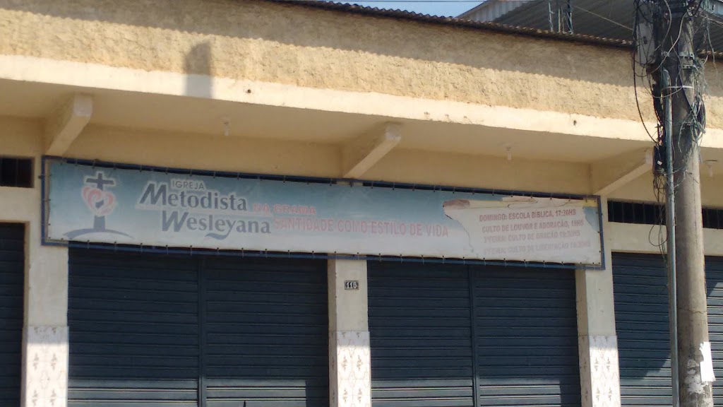 Fachada de Igreja Metodista Wesleyana No Grama