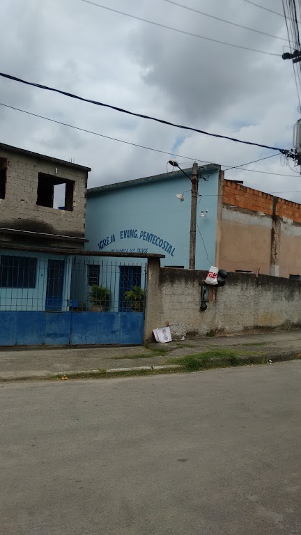 Fachada de Igreja Evangélica Pentecostal na Aliança dos Salvos