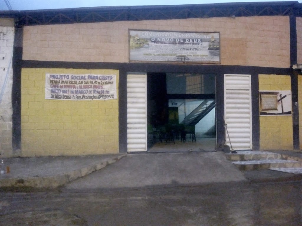 Fachada de Comunidade Petencostal O Novo De Deus. Pr Denise Martins