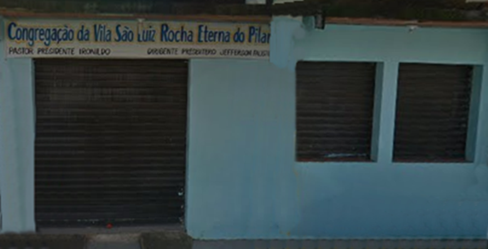 Fachada de Assembleia de Deus pentecostal Rocha Eterna Pilar Duque de caxias Rio de Janeiro