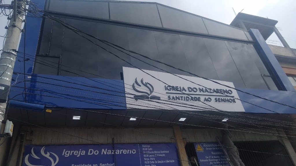 Fachada de Igreja do Nazareno em Vila Juaniza. Galeão