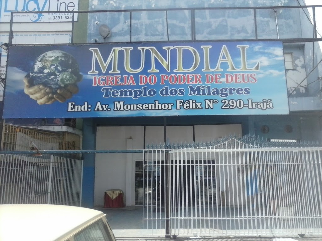 Fachada de Igreja Mundial do Poder de Deus - Irajá