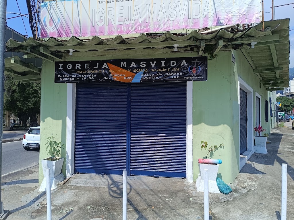 Fachada de Igreja Evangélica MasVida (Ministério da Adoração, Salvação e Vida)