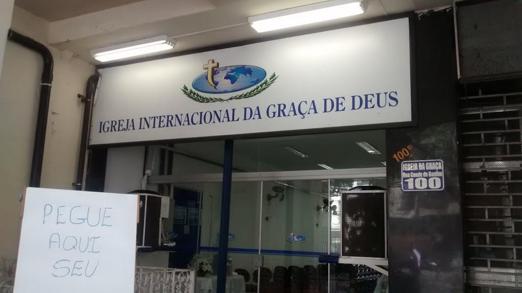 Fachada de IIGD Tijuca II - Igreja Internacional da Graça de Deus