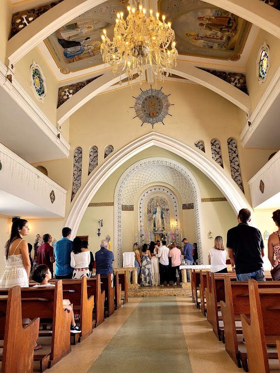 Fachada de Capelania Nossa Senhora das Graças do Colégio Militar
