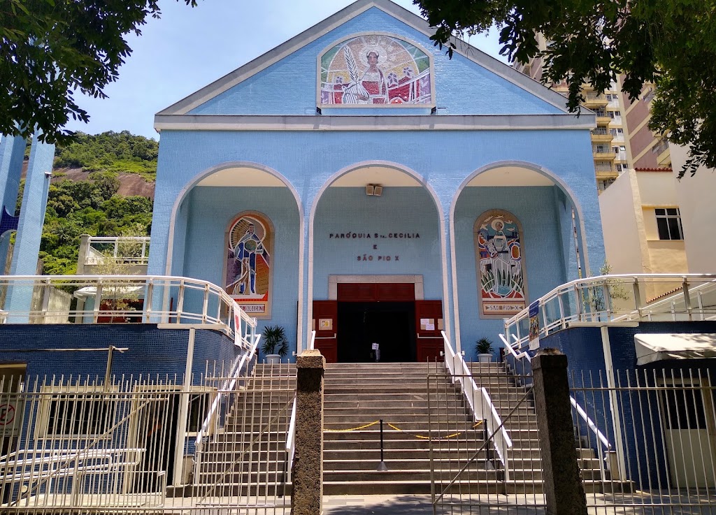 Fachada de Paróquia Santa Cecília