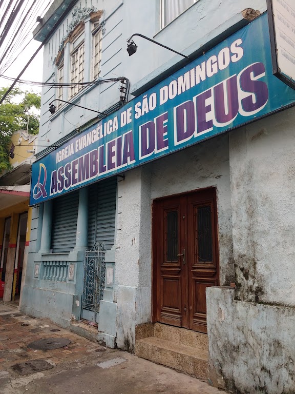 Fachada de Assembleia de Deus em São Domingos (ADJAD)