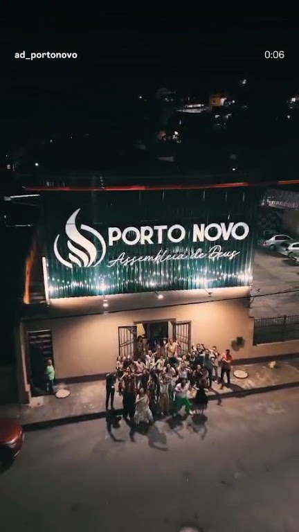 Fachada de Porto Novo - Assembleia de Deus
