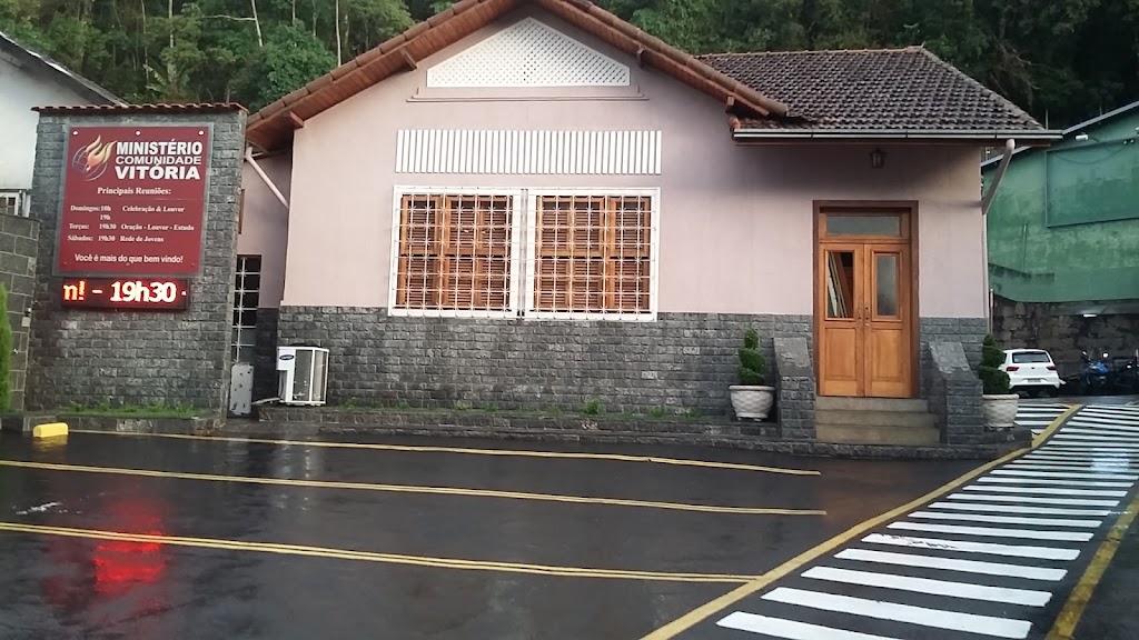 Fachada de Comunidade Evangélica Vitória