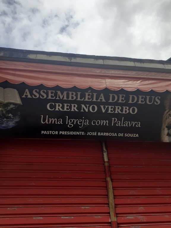 Fachada de Assembléia de Deus Crer no Verbo