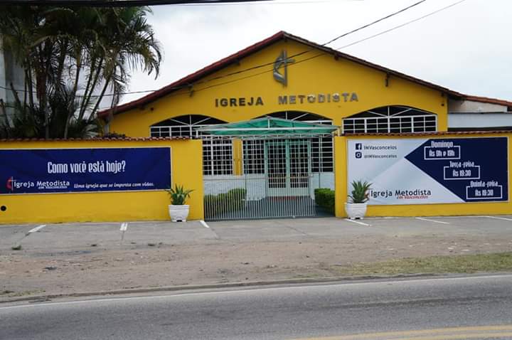 Fachada de Igreja Metodista em Vasconcelos