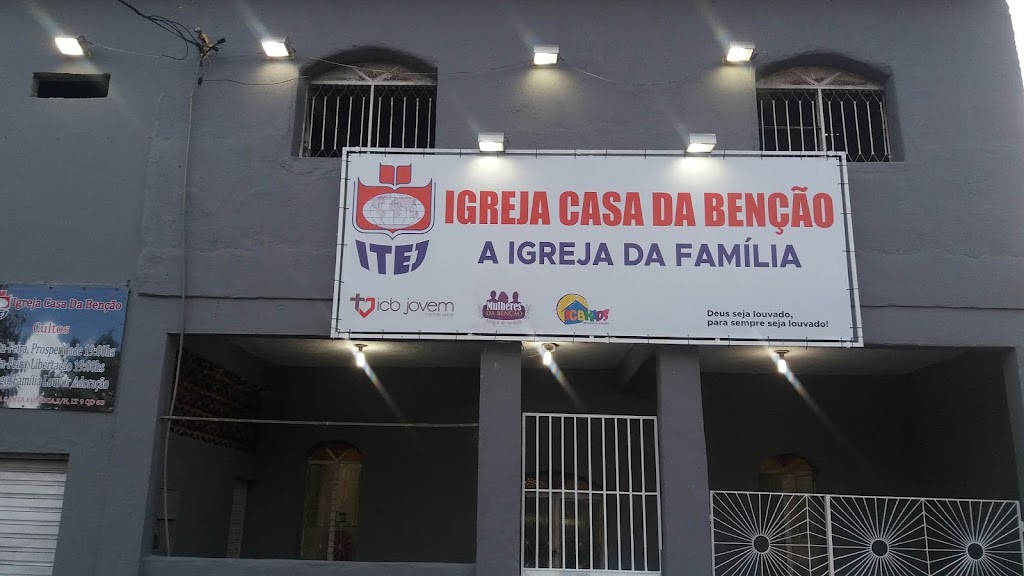 Fachada de Igreja Casa da Bênção- ICB Sta Eugênia Paciência