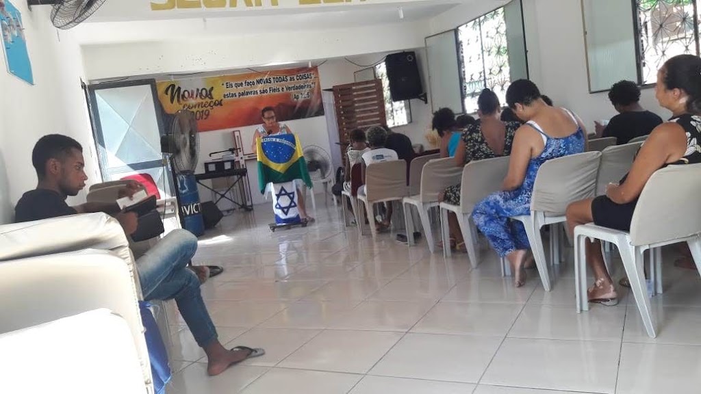 Fachada de Igreja Apostólica Ministério Amor de Cristo Santa Cruz .