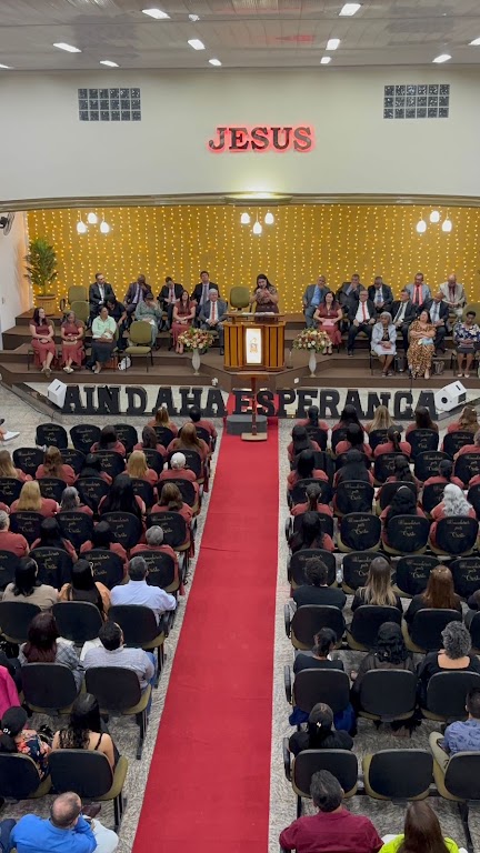 Fachada de Igreja Evangélica Assembleia de Deus Ministério da Missão de Cruzeiro-SP