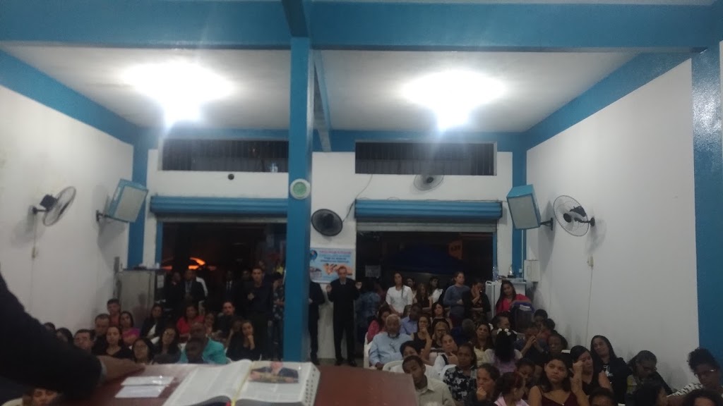 Fachada de Assembleia de Deus Ministério de Volta Redonda(Congregação Eldorado) Dirigente PB Valdir de Deus.